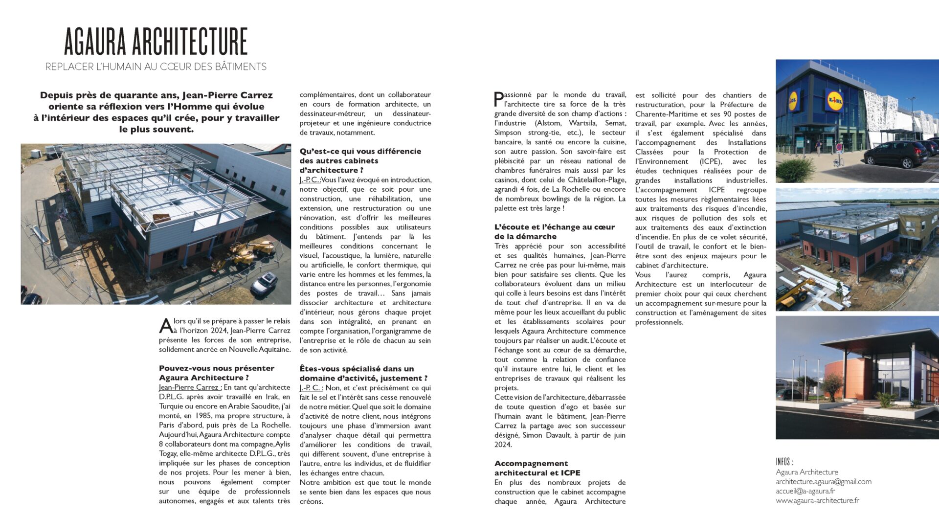 Agaura Architecture Architecte Locaux Professionnel Charente Maritime BAT CAPITAL NAQ Agaura Architecture Page