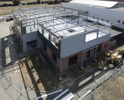 Agaura Architecture Architecte Locaux Professionnel Charente Maritime Simpson Strong Tie Saint Gemme La Plaine Base Logistique Chantier Execution Agaura Architecture Architecte Locaux Professionnel Charente Maritime Simpson Strong Tie Saint Gemme La Plaine Base Logistique Chantier Execution